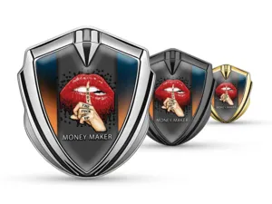 Emblème Métal Insigne Luxe Conception Alliage